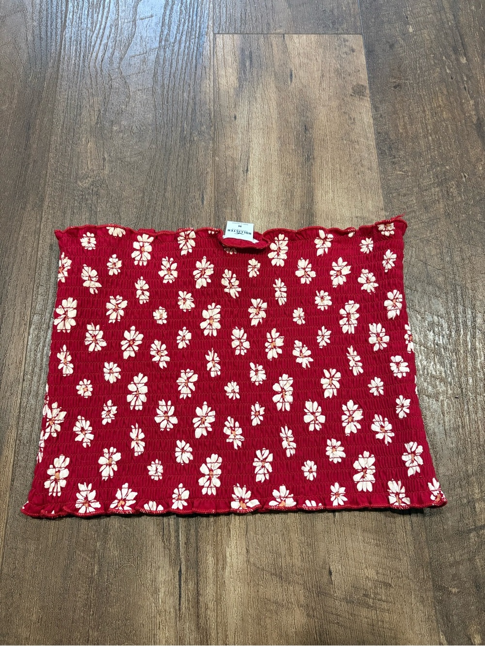 Hollister Red Smocked Tube Top - Picture 5 of 5